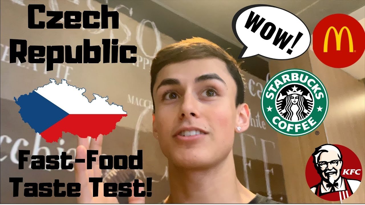 Czech Republic FAST-FOOD / DRINK Taste Test!